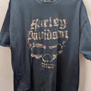Harley-Davidson BRAVADO Motorcycle Bike T-shirt Men's XL  Ted's Alton Illinois